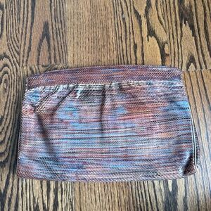 Vintage bag by Varon Multicolor Textured Clutch